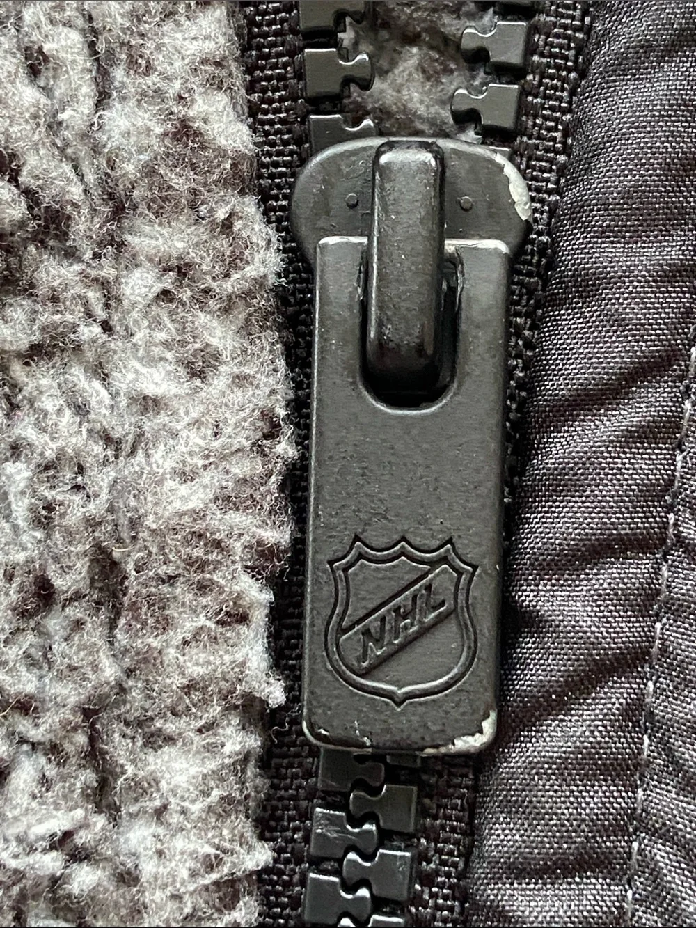 NHL Girls Stanley Cup Champion Carolina Hurricanes Gray Sherpa Jacket